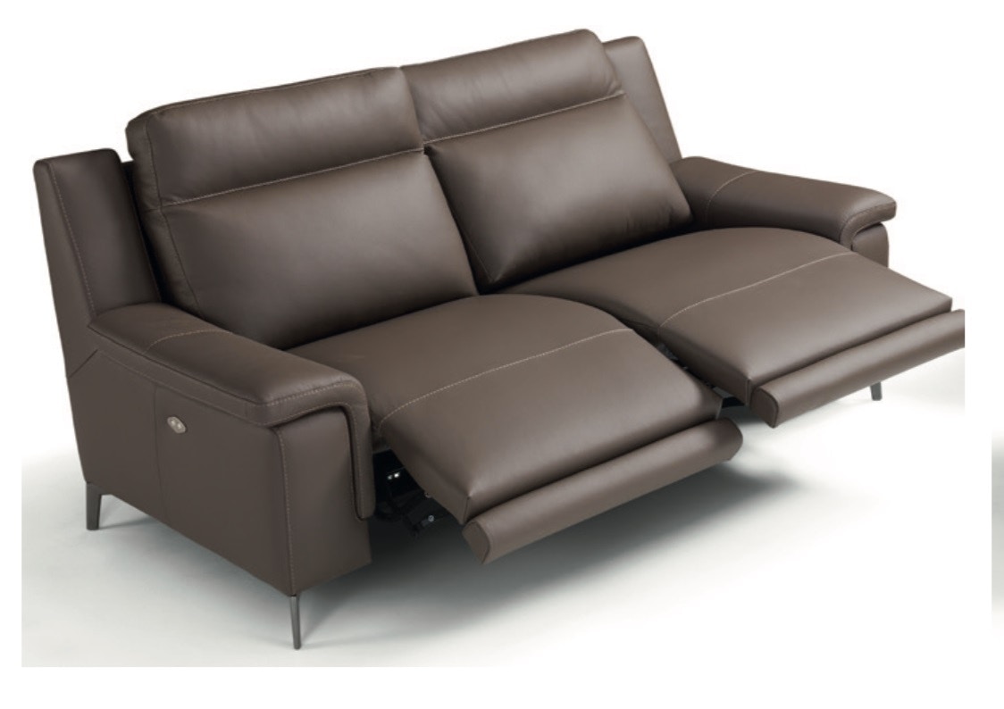 ｿﾌｧｰ MAX DIVANI ｸﾞﾘｰﾝ布 Max Divani, Selma reclining sofa